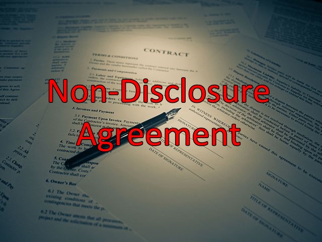 non-disclosure agreement NDA